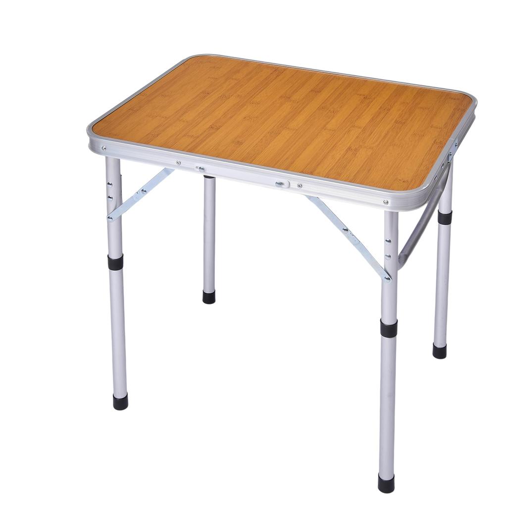 VECELO Складной уличный 60 см шириной x 45 см глубиной x 56 см регулируемый низкий кемпинговый легкий мини-стол, высокий, легкий, по высоте, портативный, складной,