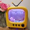 Cat TV Fish Tank Desktop Betta Retro Style Desktop Home Cute Pet Good Things Интернет Знаменитость Fish Tank Прозрачный Милый