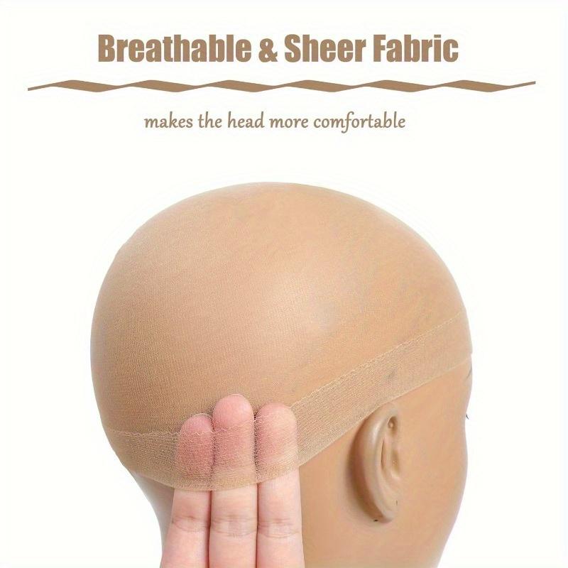 5 штук HD шапочек для парика для женщин Невидимые Ультратонкие Эластичные Шапочки-чулки для париков с кружевной передней частью Прозрачная шапочка для парика
