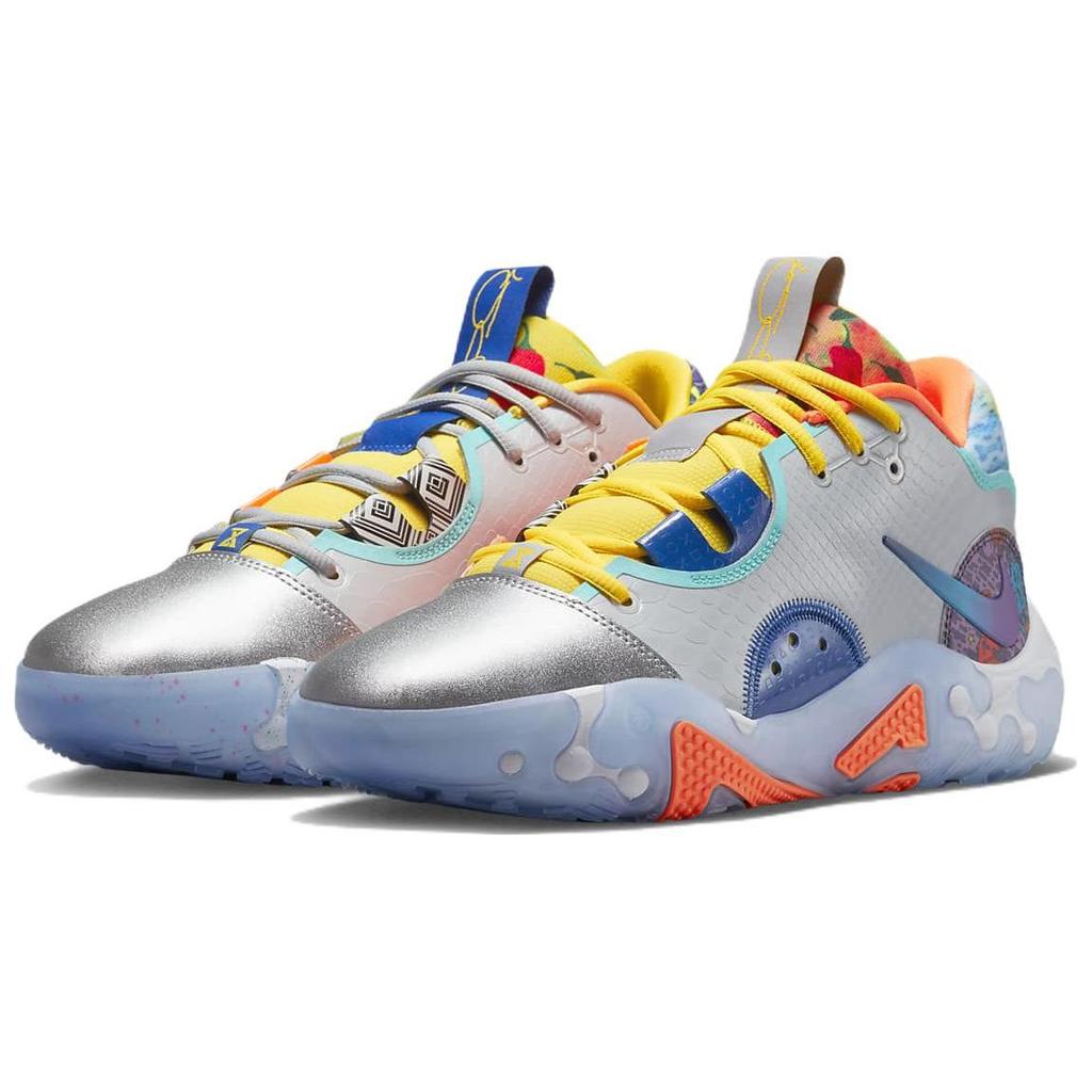 Nike PG 6 EP What The Unisex Кроссовки Multi-Color Opti-Yellow Total-Orange DR8960-700