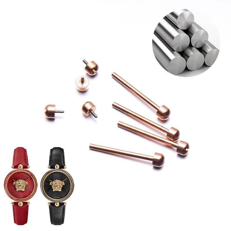 16 мм 18 мм Ремешок для часов для Versace Vanitas Micro VQM VECQ00218 518 318 118 Ремешок для часов Винтовой стержень из нержавеющей стали