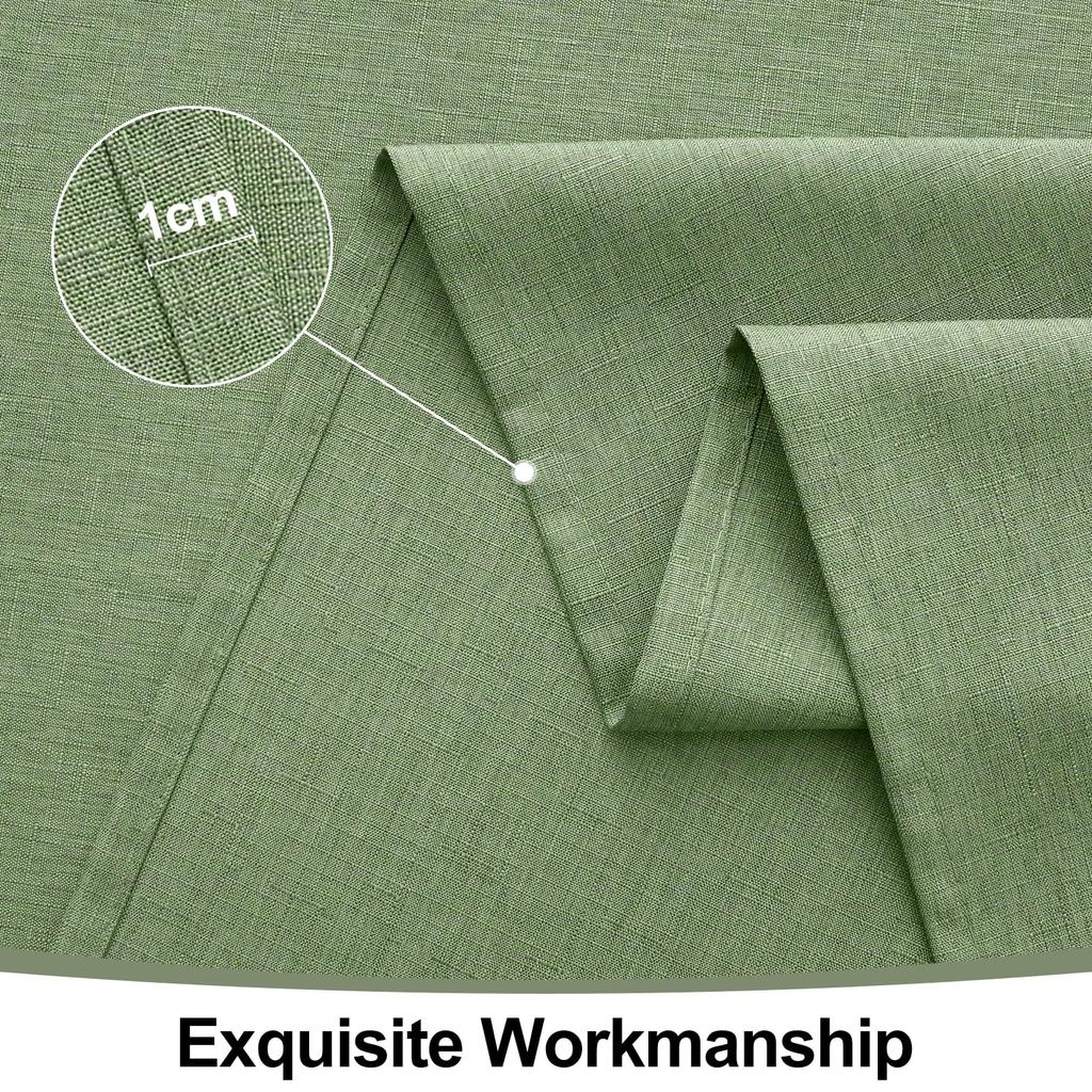 Olanly Водонепроницаемая Протираемая Тканевая Скатерть Моющаяся Накладка на Стол Для Кухни Столовой Прямоугольная Скатерть Искусственный Лен Скатерть