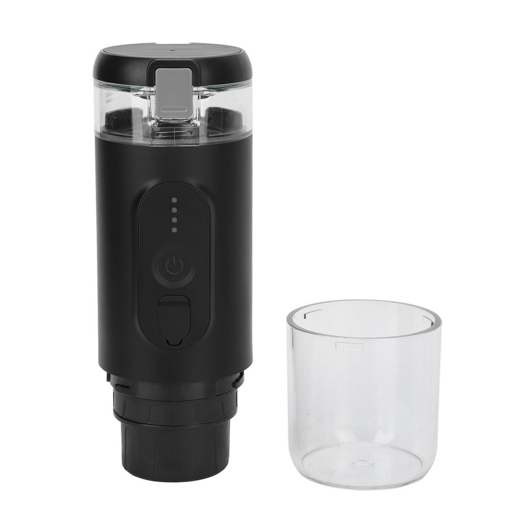 Portable Coffee Maker Travel Coffee Machine Compatible with Capsule and Ground USB Charging for