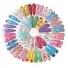 30/40Pcs Set New Paint Printing BB Clip Children's Broken Hairpin Metal Side Little Girl Hair Accessories Hairpin