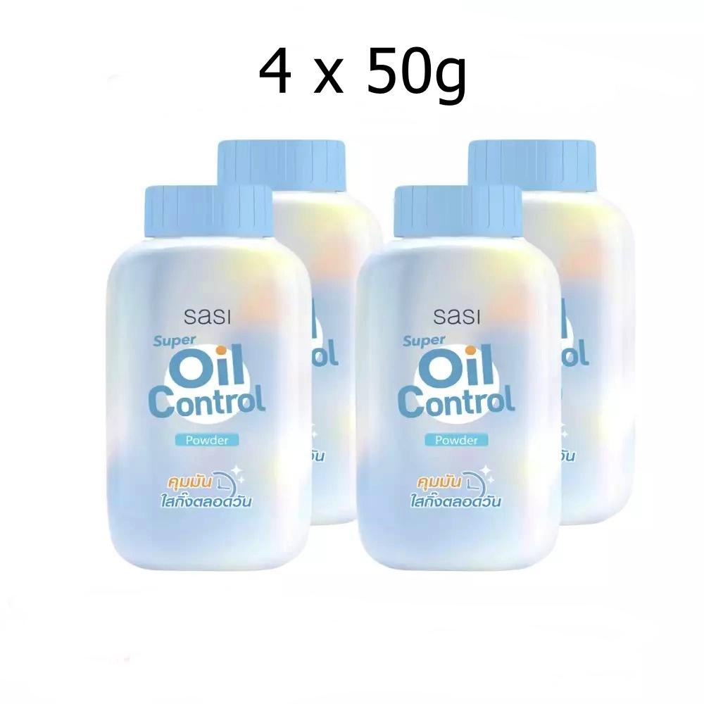 4 X 50g Sasi Super Oil Control Loose Face Powder