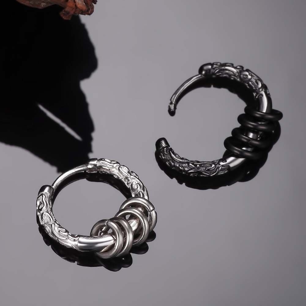Silver Plated Copper Unisex Copper Ear Jewelry Men Earrings Stud Earrings Korean Hoop Earrings