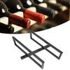 Wall Mounted Red Wine Bottle Holder Rack Storage Shelf for Household Kitchen Bar Decor2 Bottle