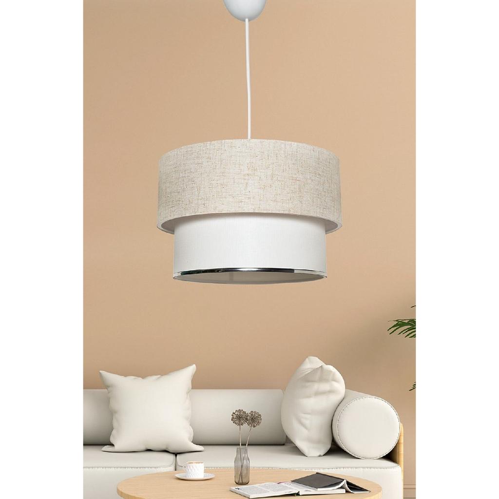 Тканевое изголовье, 2-х ярусная люстра для торта, спальня, детская комната