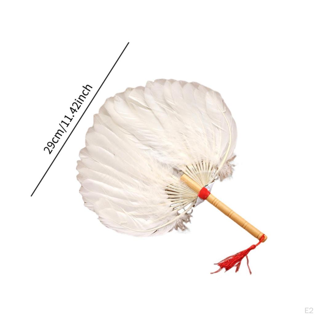 Китайский веер декоративный летний перьевой для вечеринки дня рождения праздника фестиваля