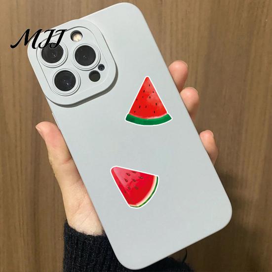 Разноцветные фруктовые наклейки для журналов 50 шт. Мультяшные наклейки с арбузом, водостойкие виниловые наклейки, летние наклейки для Hydro Flask, поделки DIY, бутылки для воды