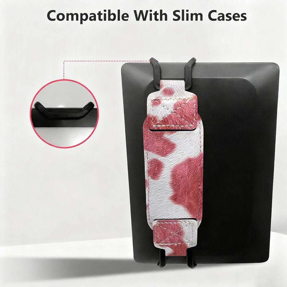 PU Leather Tablet Hand Strap Elastic Finger Grip Holder for Kindle/Kobo/Voyaga/Lenovo/Sony