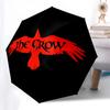 1pc The Crow Automatic Umbrella | Portable Foldable 8-Rib Manual Open, Cute Halloween & Christmas Gift for Outdoor, Casual Accessory, Durable Canopy y