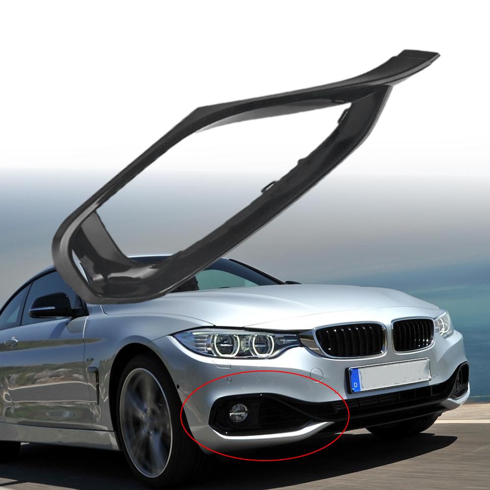 Car Front Bumper Lower Fog Lamp Grille Bezel Trim Cover Left/Right for BMW 4 series F32 F33 F36 2014 2016 2017 2018
