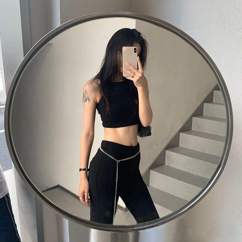 Длинный поясной ремень, блестящий пояс, элегантная цепочка на талию для женского платья, пальто