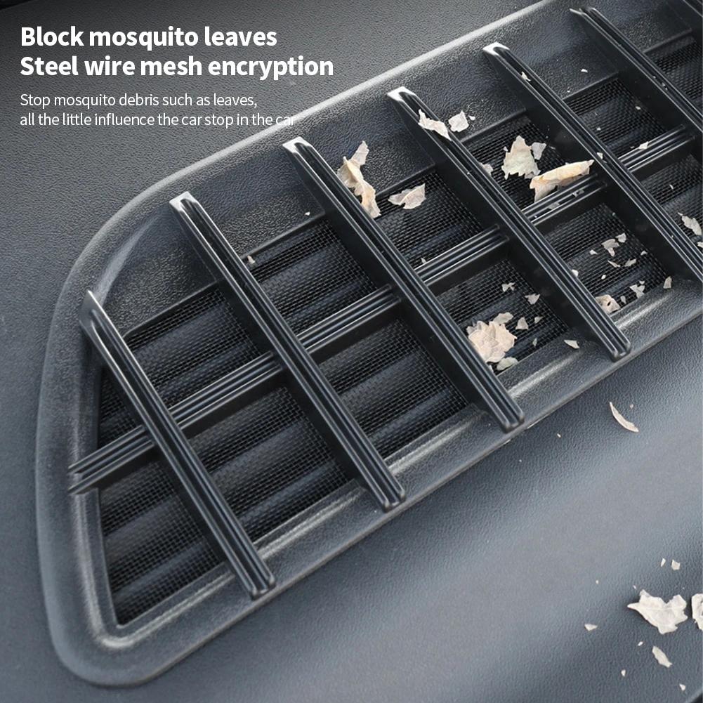 Автомобильный воздухозаборник, салонный фильтр для мусора, внутренняя защитная крышка, автомобильные аксессуары для Tesla Model 3, модель Y 2024, 2024, автомобильные аксессуары