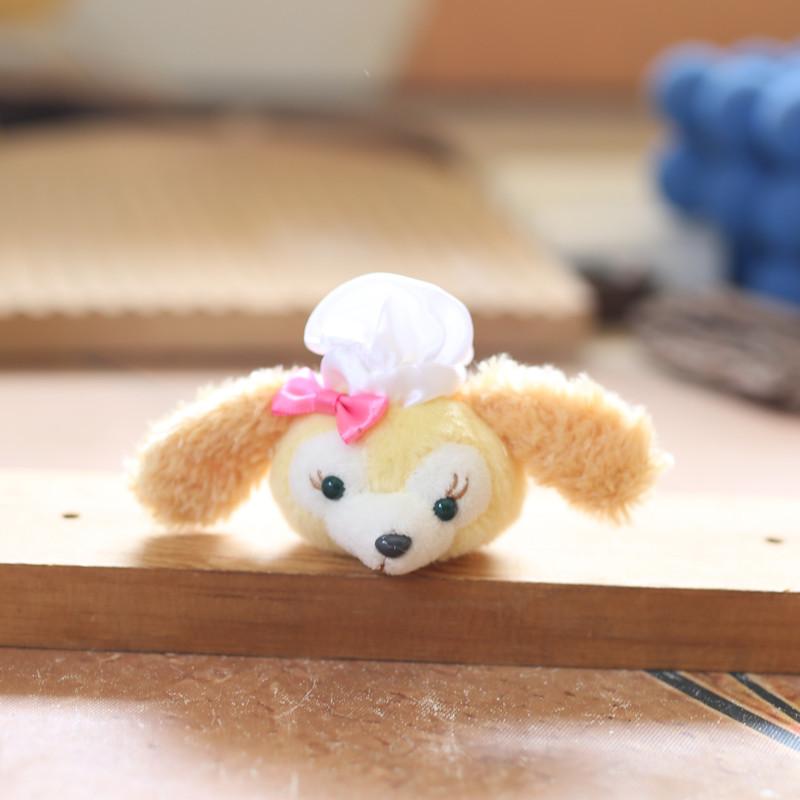 Cute Cute Keqian Chef Cake Puppy Puppy Pendant Plush Toy Doll Schoolbag Bag Hanging Decoration Keychain