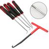 T Shape Spring Hooks 5pcs Seal Hooks Set Spring Removal Tension Spring Tool