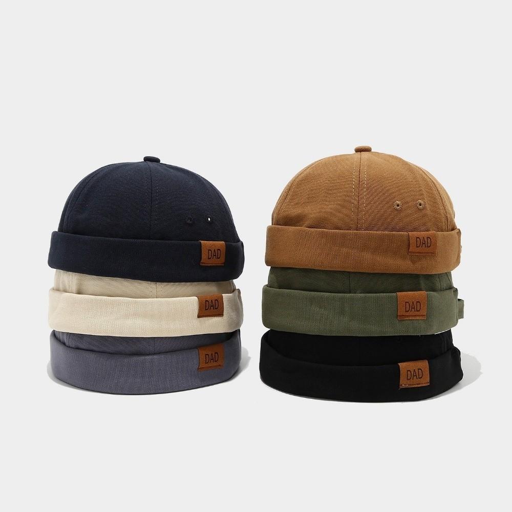 Brimless Melon Skin Hat Hip Hop Beanie Hat Casual Sun Hat Spring and Summer