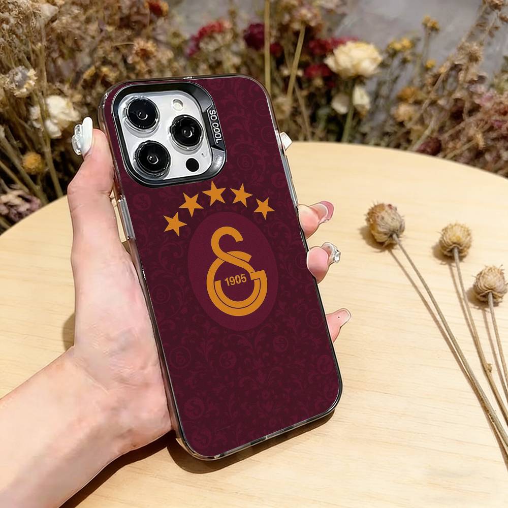 G-Galatasaray-y SK Чехол для телефона iPhone 17,16,15,14,13,12,11 Plus,Pro Max,XS,Разноцветный Серебристый Черный Чехол