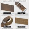 Extra Long Genuine Leather Burst-Pattern Watch Strap for Men & Women