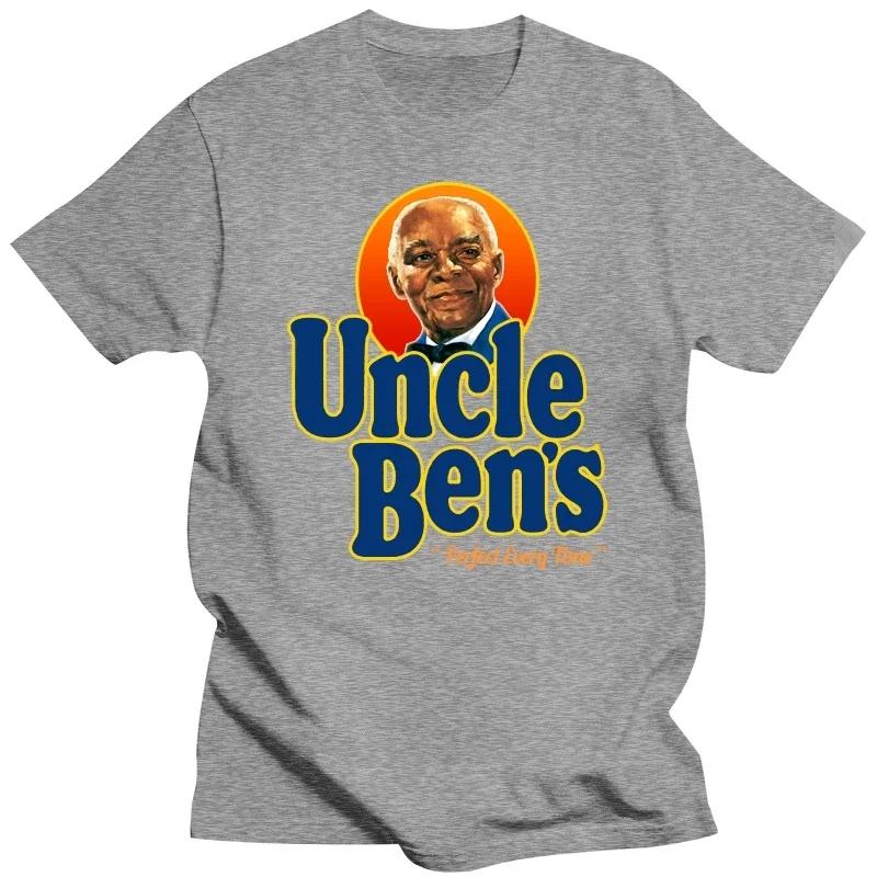 100% Cotton tshirt hombre Printing Short Remember Uncle Ben Rice Food Cooking T-Shirt men clothing  oversized t shirt  harajuku