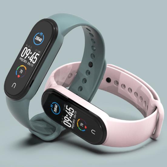 Ремешок для часов Водонепроницаемый дышащий интегрированный мягкий силиконовый цельный ремешок для наручных часов для Xiaomi Mi Band NFC 5/6/7