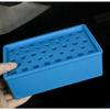 Компактный лабораторный морозильный контейнер для хранения центрифужных пробирок, поддерживающий различные размеры пробирок и облегчающий транспортировку