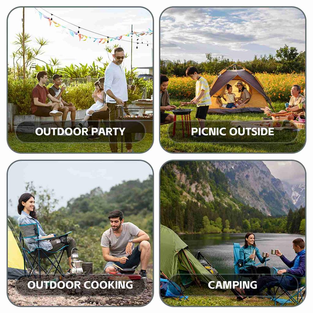 Camp Plates And Pans Sets Nonstick Backpacking Picnic Cooking Ultra lightweight Portable