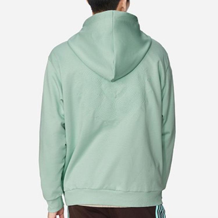 Li-Ning Music Festival Loose Hoodie Pullover Unisex Tops Green AWDS220-4
