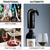 Electric Wine Aerator Pourer Portable One-Touch Wine Decanter Black