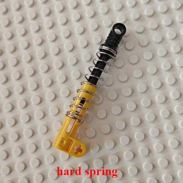 10 шт. Высокотехнологичный Амортизатор Автомобильный Жесткая/мягкая Пружина Деталь Конструктора MOC Совместимая с Lego 92592 18404 76138