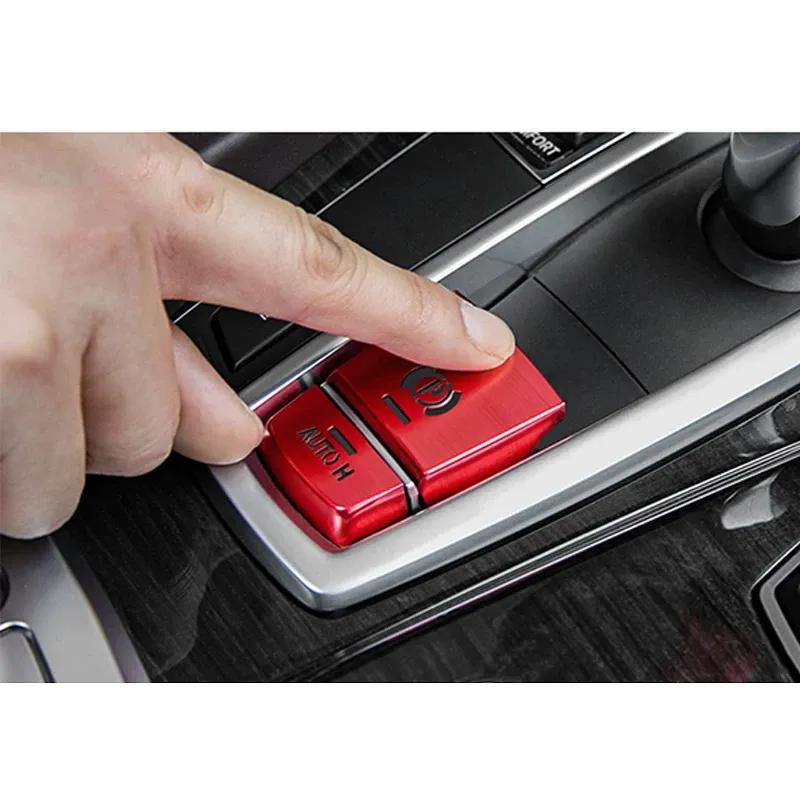 Для BMW 5 6 7 серии 5GT X3 X4 X5 X6 2 шт., электрический стояночный тормоз из алюминиевого сплава, EPB, декоративная накладка