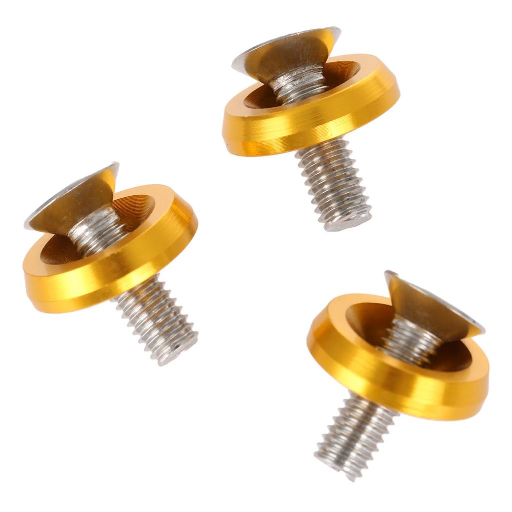 20 Pairs Bumper Fender Washer Bolts License Plate Cap Holder Set Fender Washer Bolts