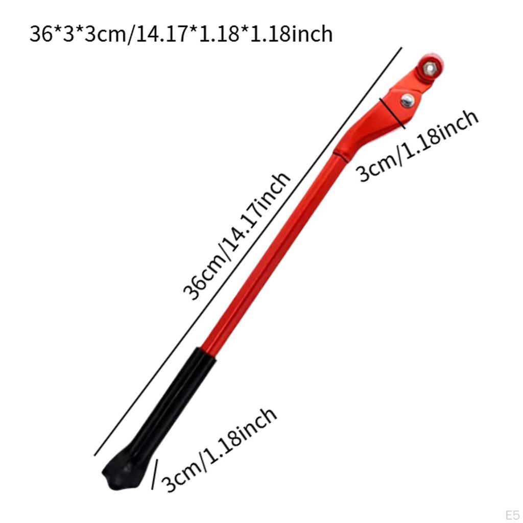 Bike Kickstand Bicycle Kick Stand Adjustable Rear Mount for 24-29 In/ with 5mm Hole