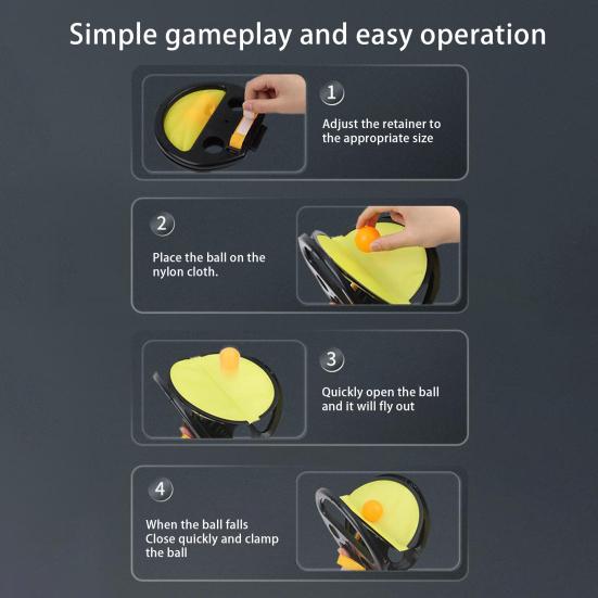 1 комплект, детская игрушка для бросания мяча с пусковой установкой, интерактивная образовательная игра для родителей и детей для метания мяча для малышей, мальчиков и девочек, игра для активного отдыха в помещении