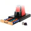 Leeseph Coffee Pod Holder Drawer , 40 Capacity Pod Capsule Metal Coffee Station Storage Organizer , Under Coffee Pot Storage