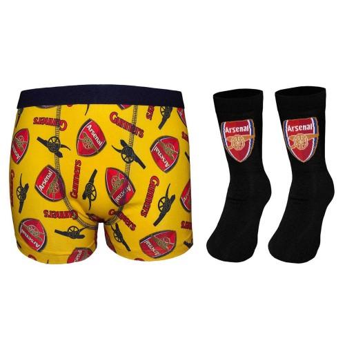 Arsenal FC Boys Repeat Print Boxer Shorts Set