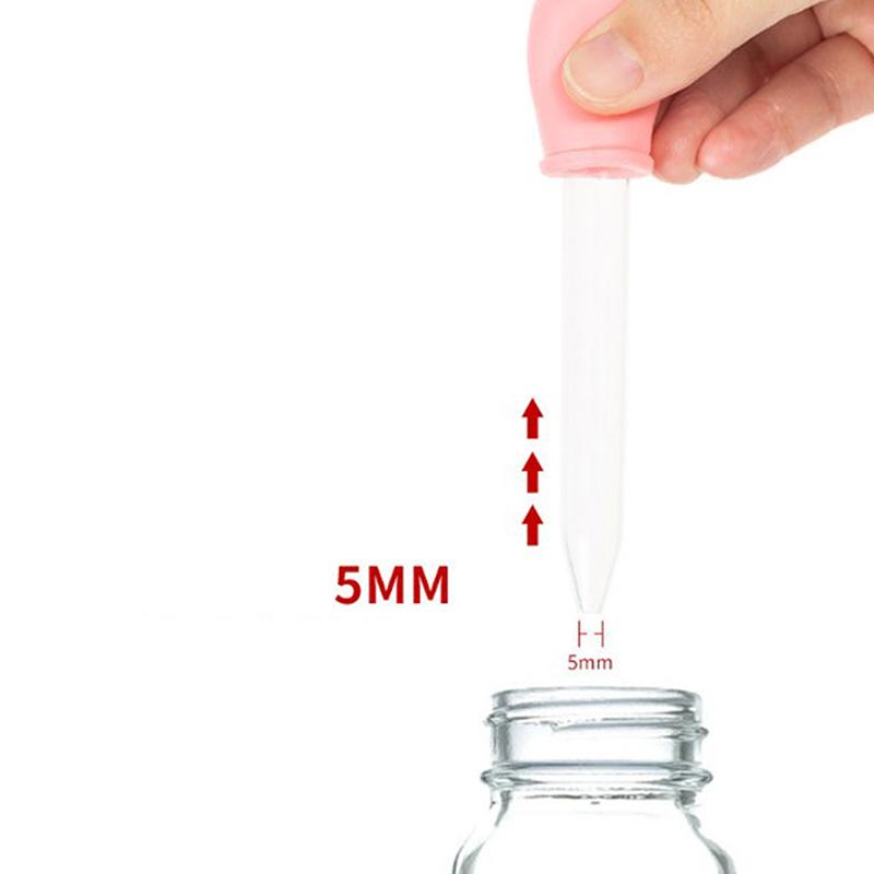 5 мл соломинка силиконовая соломинка капельница детская анти-удушье кормление медицина соломинка со шкалой школьные лабораторные экспериментальные принадлежности