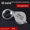 30x Portable Folding Magnifier for Gem Identification and Antique Reading
