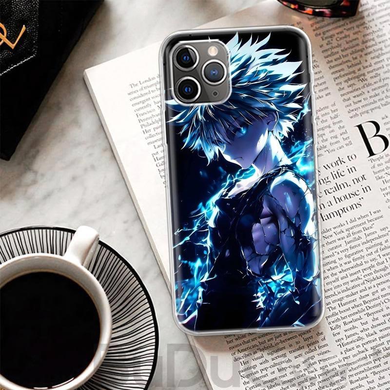 Чехол Hunter X-Hunters Killua для iPhone 17 Air 16 16E 15 Pro Max 14 Plus 13 Mini Чехол для телефона 12 11 7 8 SE Индивидуальная печать