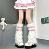 Socks Furry Leg Warmers Lady Cute Jk Knee Length Hipster Warm Sock Fashion Y2K Goth Faux Fur Leg Warmers Boot Covers