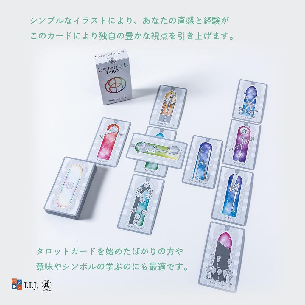 Эссенциальное Таро Уэйта 78 Карт Таро с Японским Аутентичным I.I.J Таро, Издание, Карты, Гадание, Инструкции,