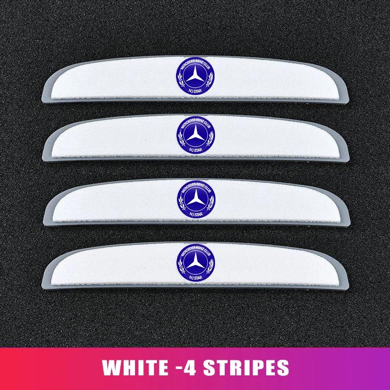 FA024pcs Car Anti Collision Strips Body Door Protector Stickers For Mercedes Benz W211 W124 W176 W177 C180 C200 C260 C300 GLC CLE