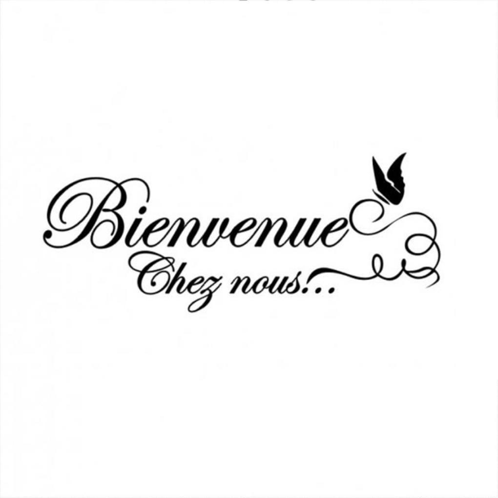 Bienvenue Wall Decal Spanish Wall Sticker Wall Decal Spanish Home Decor Quotes Wallpaper Art Decor