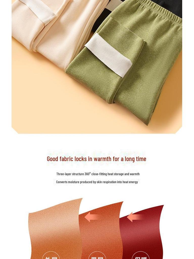 Женский двухсторонний бархатный термобелье - самонагревающийся, бесшовный топ с длинными рукавами и брюки для осени/зимы