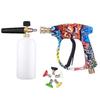 Pressure Washer with Quick Connect Nozzles Ergonomic Handle Graffiti Design