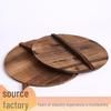 Hak Ka Xiang Cedar Wood Round Wok Lid