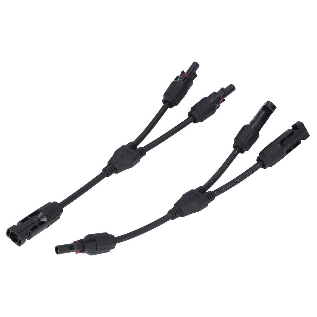 Y-образный параллельный адаптер, латунный PPO, 3-контактный разъем для солнечной батареи, разъемы для панелей аккумуляторов 2 в 1, 1000 В