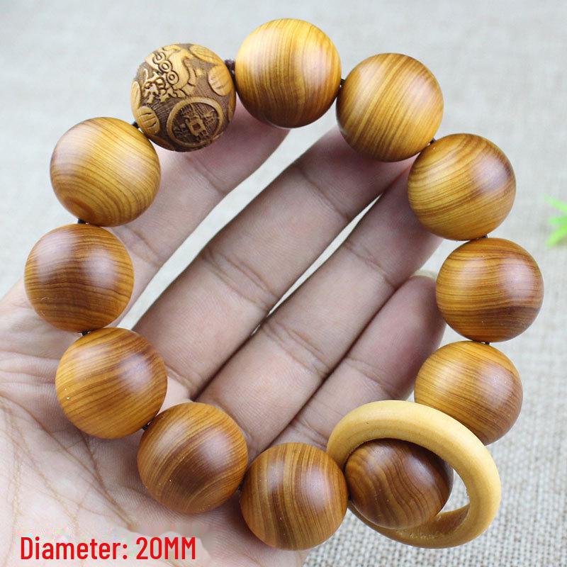 «Браслет Taihang Aged Scars 108 Bead Thuja, парные украшения унисекс»