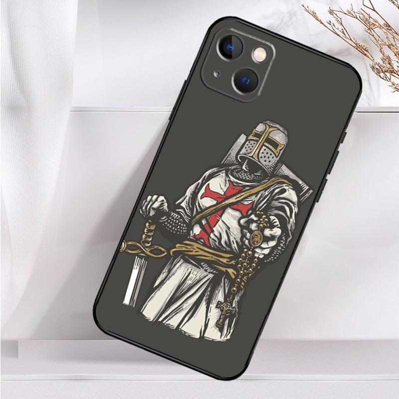 Чехол для телефона Christian Templar Knights для iPhone 16 15 14 12 11 13 Pro Max 7 8 Plus X XR XS Max 13 12 Mini Cover